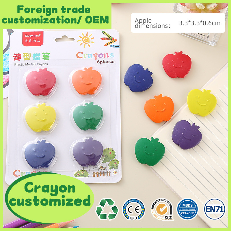 Model Crayon Apple Style Foreign Trade Export OEM and Custom