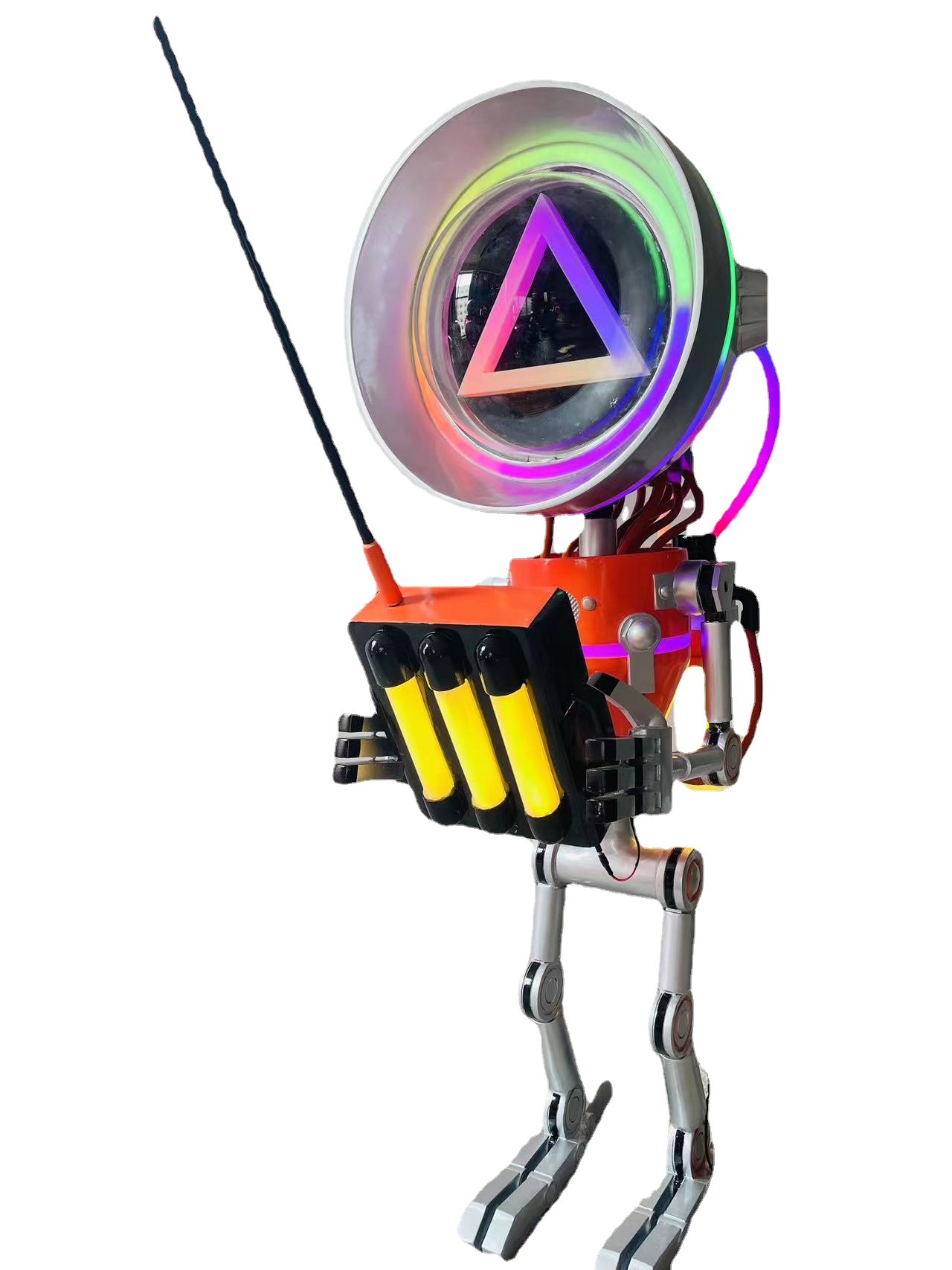 Fiberglass robot sculpture, fiberglass robot sculpture, fiberglass figurine, fiberglass sculpture model, fiberglass worker Item Picture