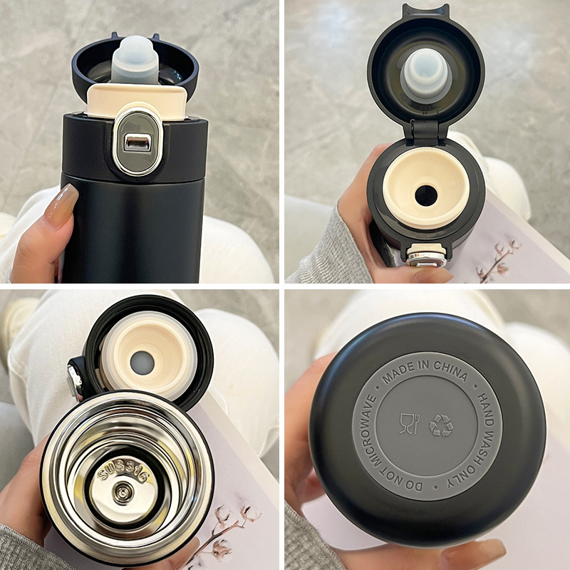 Original Fresh Stainless Steel Thermos Cup 316 Food Grade High Appearance Level Office Water Cup Business Gift Customization details Picture