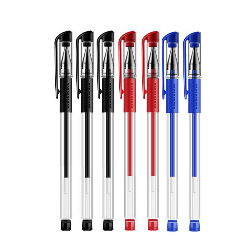 8-pack 0.5mm gel pen, smooth writing pen for student exams, black bullet pen for office use Item Picture