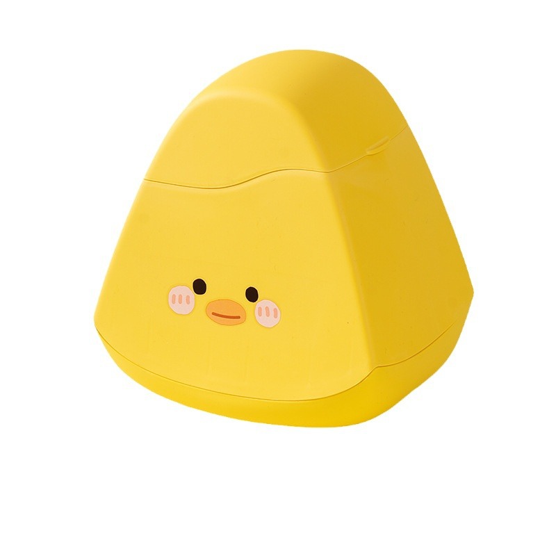 Desktop Trash Can Student Dormitory Household Car Storage Bucket Clamshell Large Capacity Desktop Cartoon Trash Can Item Picture