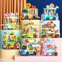 中国积木拼装益智小颗粒儿童幼儿园礼物小盒兼容乐高积木玩具批发益智玩具