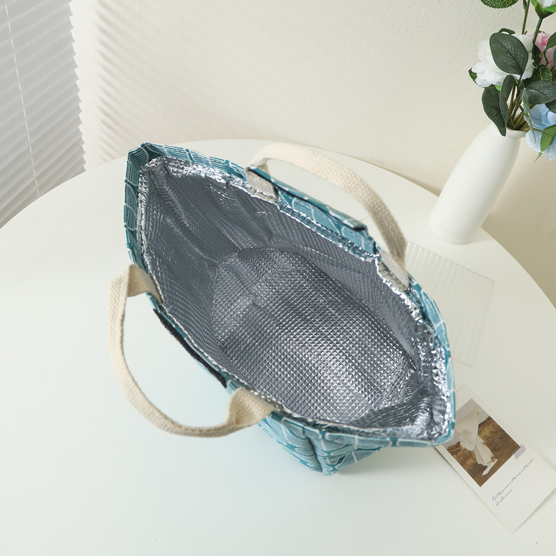 Portable Thermal Bag Bento Bag Lunch Box Office Worker Student Picnic With Lunch Canvas Lunch Bag Camping Application Scenario