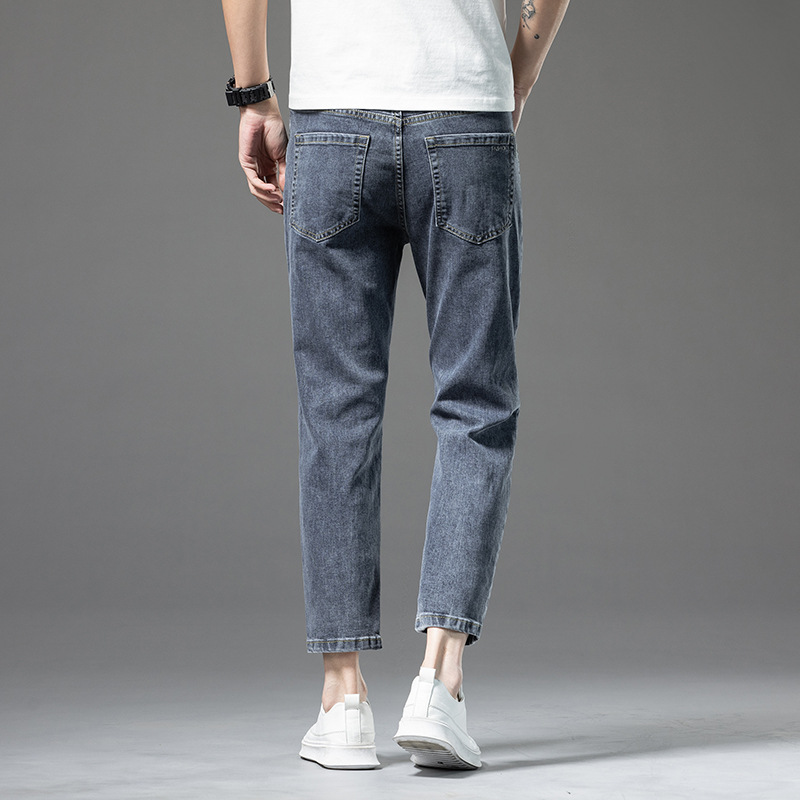牛仔裤男士直筒休闲/男装/牛仔裤/男裤加肥加大/牛仔细节图