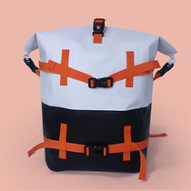 Manufacturer's new outdoor sports rainproof backpack contrast color thickened storage waterproof fabric waterproof backpack