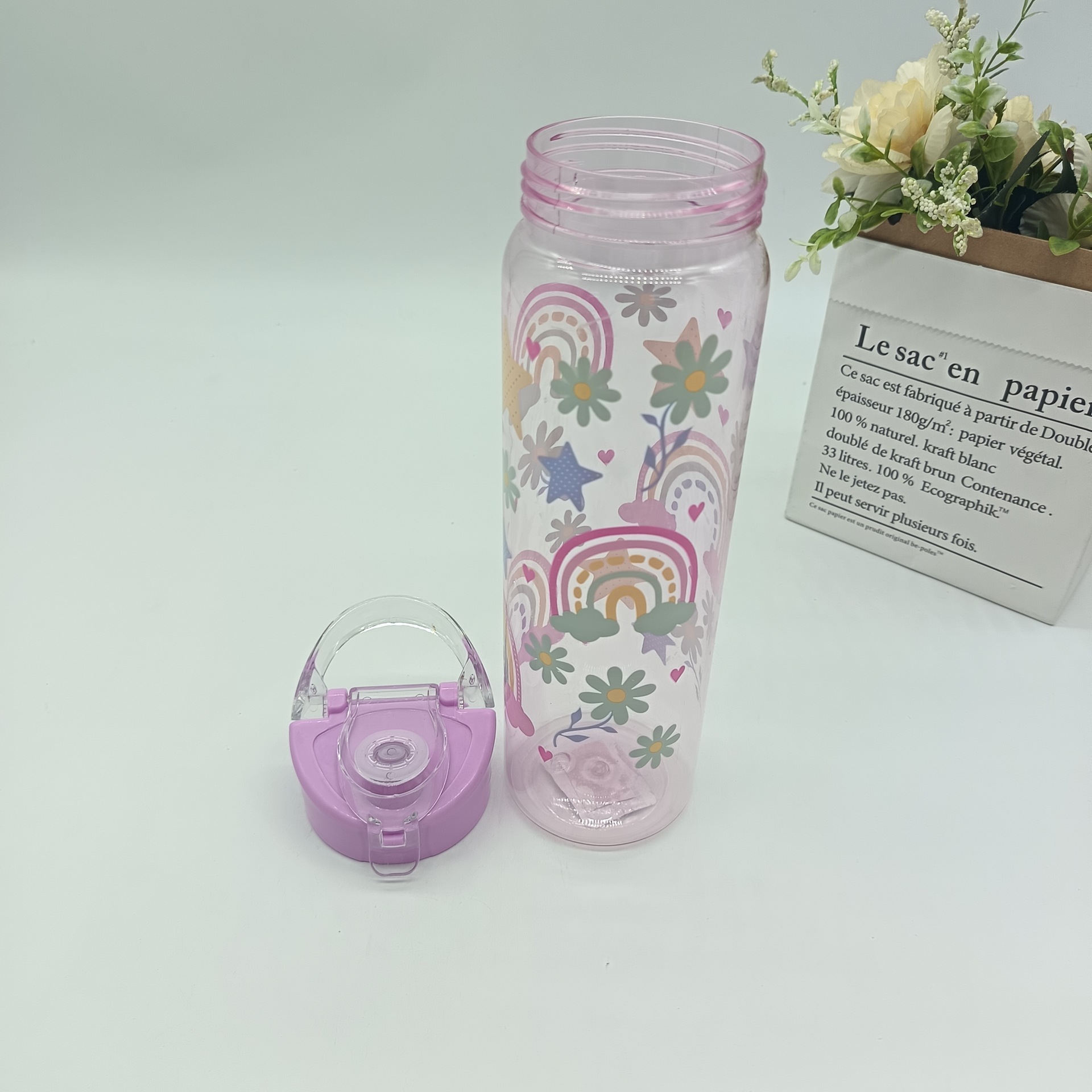 Amazon wholesale summer space cups, large-capacity direct drinking cups, cute and girlish water cups, portable sports water bottles Application Scenario