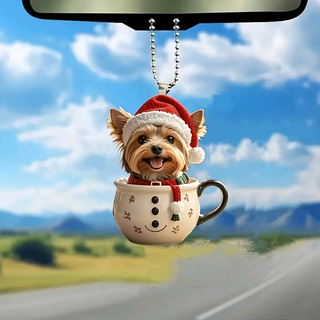 跨境新款亚克力平面汽车装饰挂件