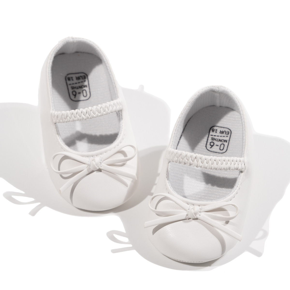 2025 New Baby Shoes Bow Elastic Soft Soled Princess Shoes Cute Girl Baby Shoes Baby Shoes Item Picture