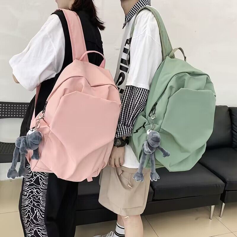 Schoolbag Female College Students Korean Version Of Campus Simple Large Capacity Backpack Fashion Brand Ins Wind Can Install Computer Backpack Male Application Scenario