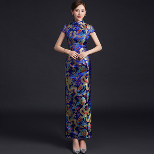 A new spring retro red short dress for young girls in the improved cheongsam of the national trend toasting dress in 2025 pic 3