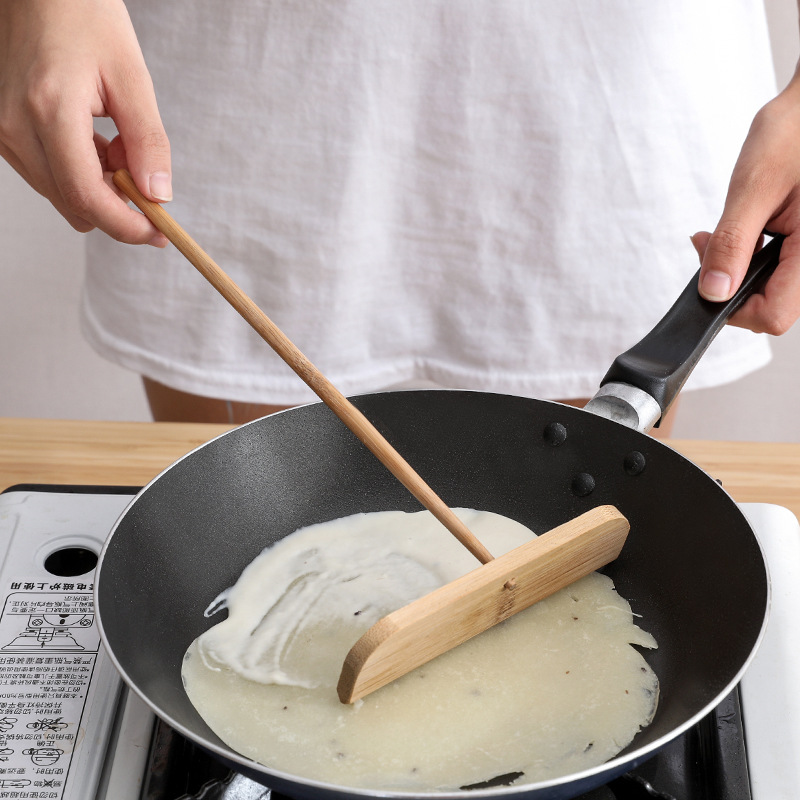 Pancake Tool Rake Omelette Scraper Bamboo Dragonfly Griddle Pan Gift Kitchen Gadget details Picture
