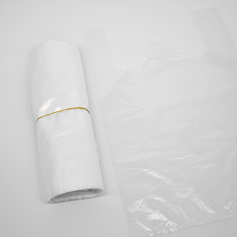 Factory direct supply of white plastic bags, transparent food packaging bags, breakfast bags, disposable shopping bags, vest bags Application Scenario