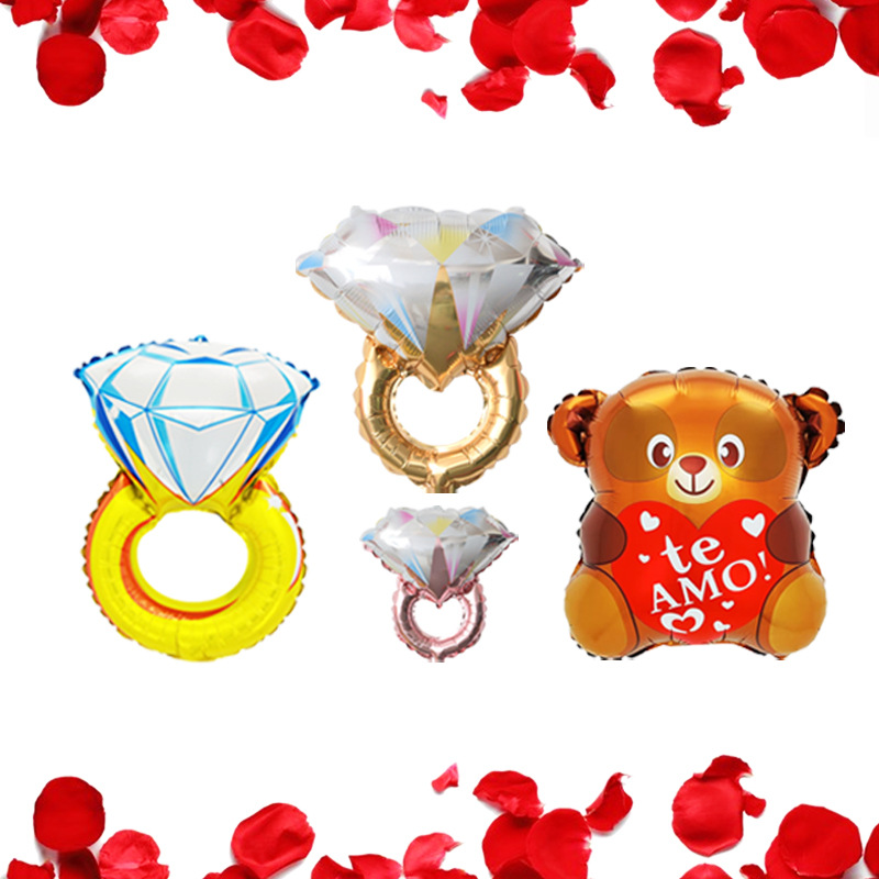 Bobo Ball With Fans You Qixi Valentine's Day Set Up A Stall, Wedding Decoration, Marriage Decoration Balloons Specification drawing