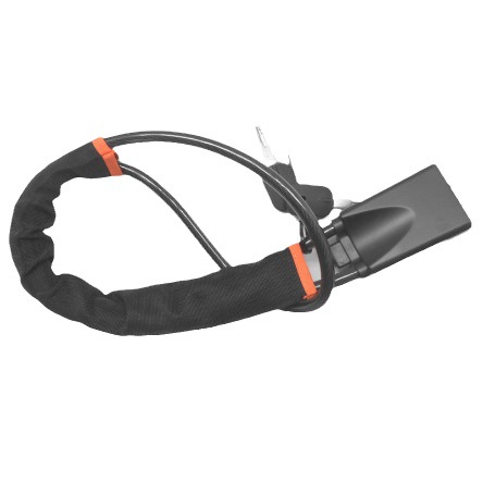 قفل عجلة القيادة في السيارة بقفل الكابل الفولاذي الجديد ببطاقة حزام الأمان Item Picture