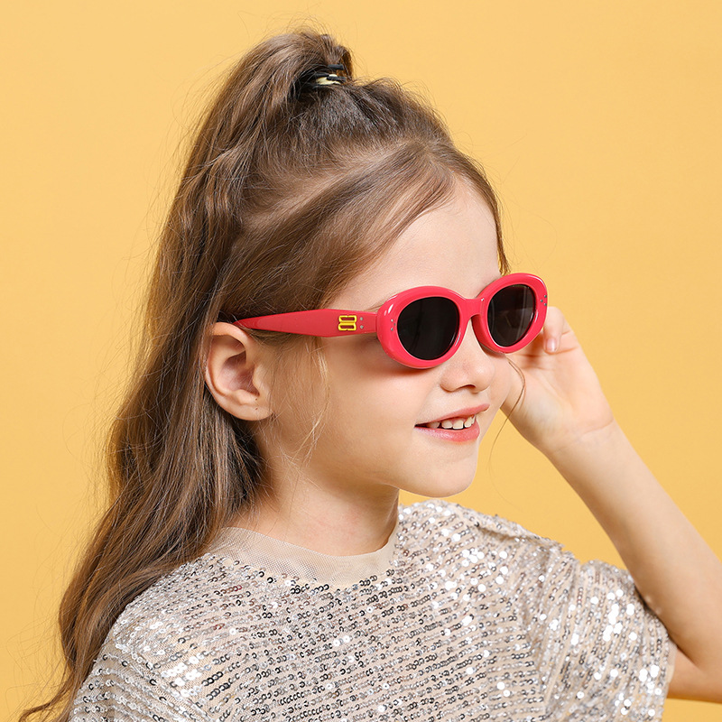 2024 New Children's Sunglasses Cute Glasses Polarizing Primary School Sunglasses Sunshade Mirror 7-130 Specification drawing