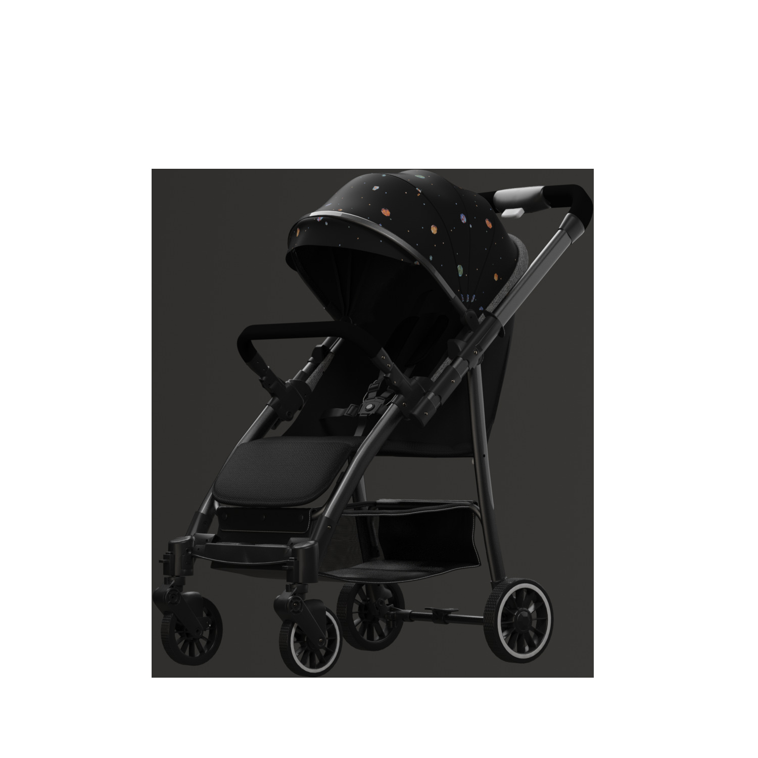 The baby stroller YD201 can be used for sitting, folding or lying down. It is a lightweight, high-view, and bidirectional folding stroller for taking the baby Item Picture