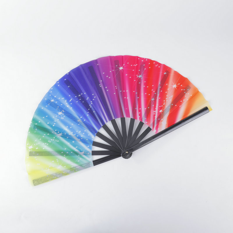 现货批发功夫扇大扇子功夫扇塑料扇骨广告扇图案亚马逊热门爆款详情14