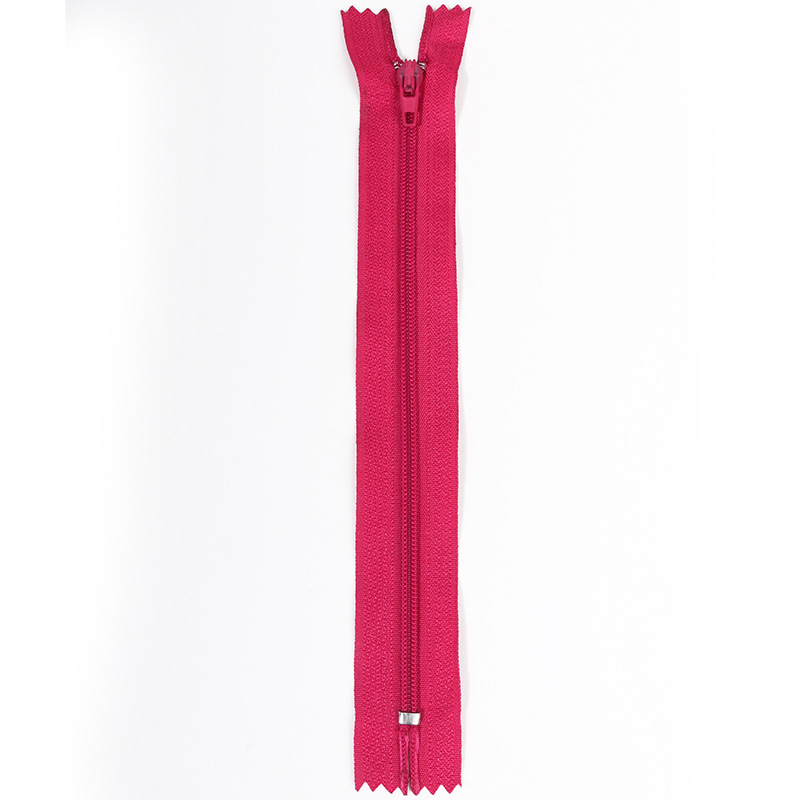 Wholesale of No. 3 colored nylon zipper closed tail invisible pull lock luggage and pants chain, jeans open crotch pocket pull chain Item Picture