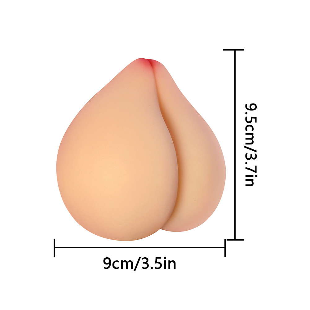 Stress-relieving peach male masturbation vaginal buttock mold maker, male stress-relieving Mimi ball airplane cup privacy toy Specification drawing