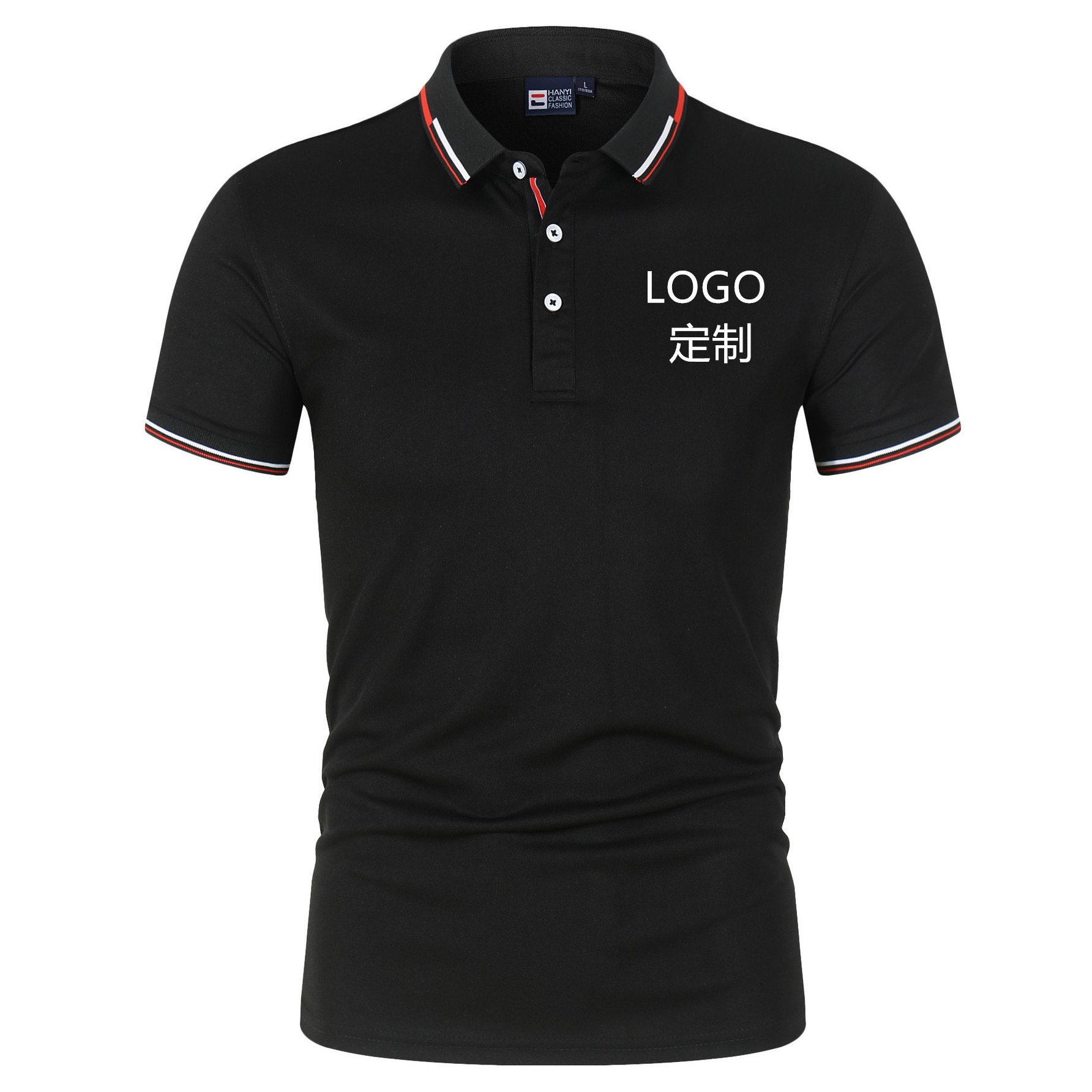 Summer new men's Polo shirt, short-sleeved, cross-border Amazon AliExpress independent station, youth fashion breathable T-shirt