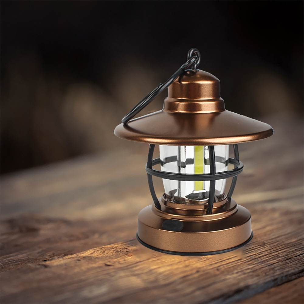 Direct sales from the manufacturer of LED retro camping tent lights, cross-border battery type camping portable emergency lights and outdoor lighting fixtures