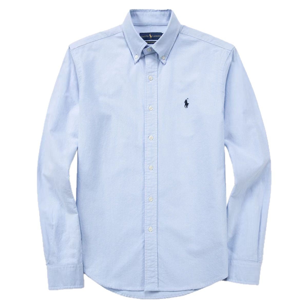 The same style RL Ralph Little horse logo embroidered long-sleeved shirt for export, pure cotton men's lapel cross-border men's POLO shirt top Item Picture