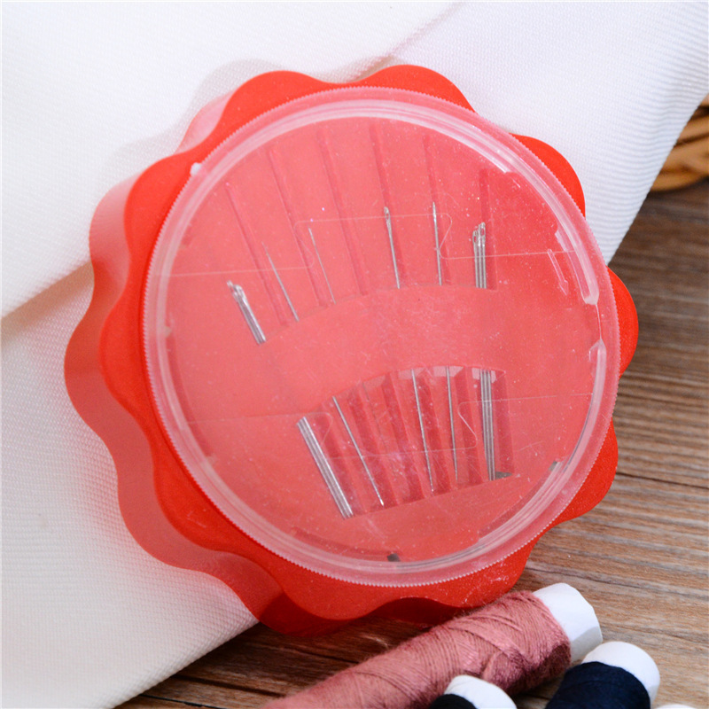 Home Sewing Sewing Needle Box Package Multi-Functional Mini Disk Sewing Box Set For Student Dormitory Item Picture