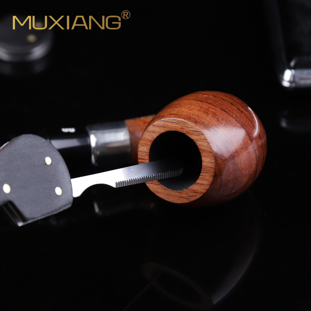 木香/黑檀木烟斗不/烟斗刀压棒厂细节图