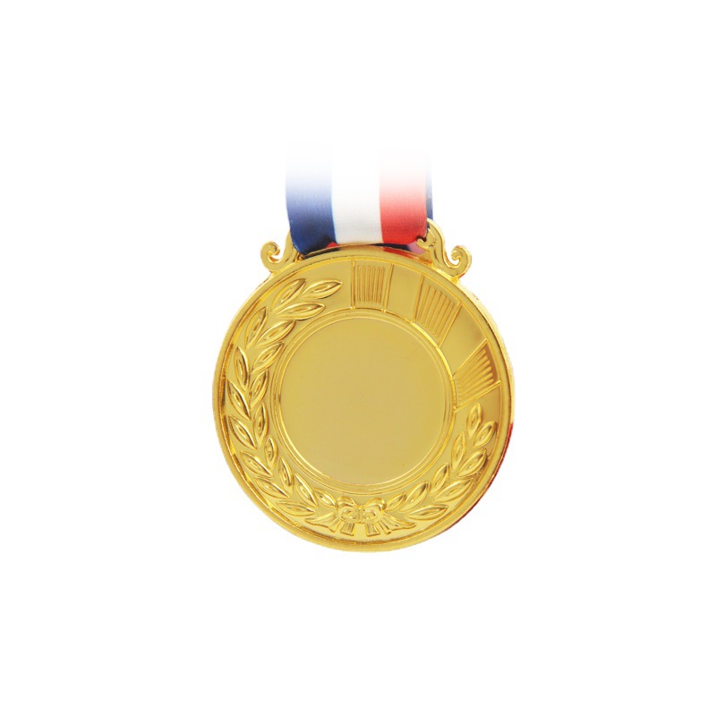 ميداليات ذهبية من ميداليات بيضاء من ميداليات الألعاب المدرسية على ميداليات من الذهب والفضة والنحاس في رياض الذرة العادية Item Picture
