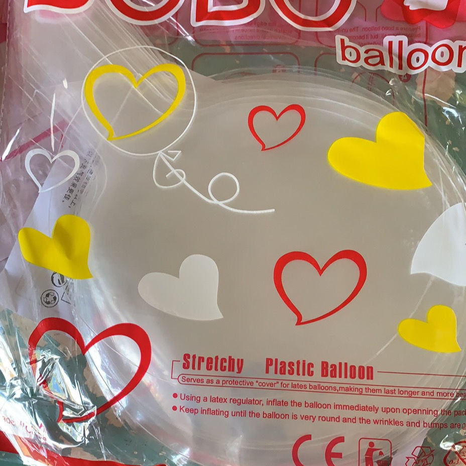 波波球网红气球透明气球18寸20寸24寸36寸包圆啵啵球夜市厂家直销