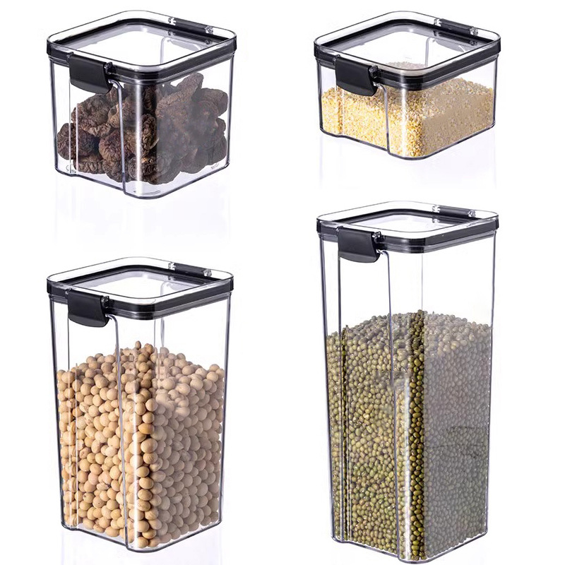 Sealed Jar Kitchen Grain Container Storage Jar Tea Nut Moisture Proof Fresh-Keeping Box Food Grade Transparent Storage Jar Item Picture