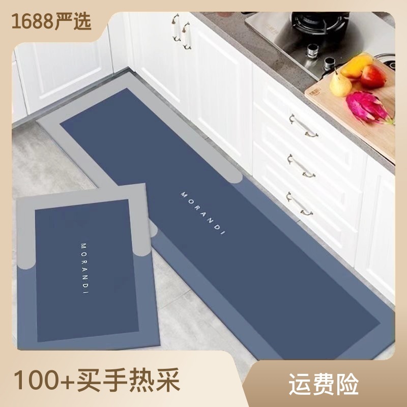 硅藻泥软垫吸水垫家用厨房地垫地毯现代简约吸水防滑速干浴室门垫图