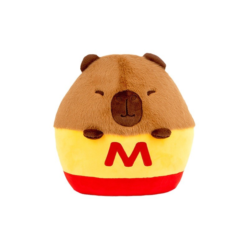 Genuine Capibala Cute Sushi Fries Capybara Plush Toy Doll Soft Throw Pillow Birthday Gift Item Picture