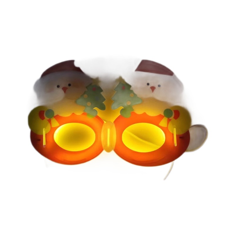 荧光面具 夜光眼罩六一儿童节道具 酒吧化妆舞会用品节日批发圣诞详情图5