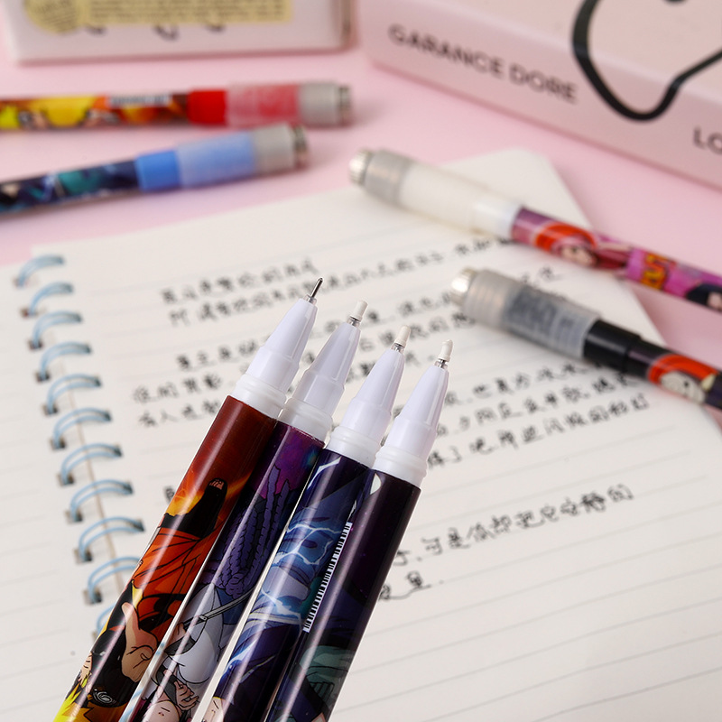 Yqiduo Cartoon Cartoon Light Up Revolving Pen Special Pen Personality Relief Gift Pen Neutral Pen Student Stationery Application Scenario