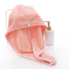 【 Chi Jia 】 Coral Fleece shower cap, soft Absorbent dry hair cap, lightweight student shower cap for hair care Specification image