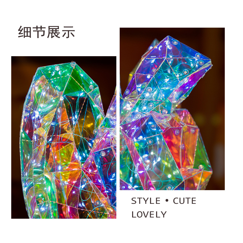Led Magic Angel Modeling Lights Christmas Stalls Create Gifts Bedroom Window Decoration Creative Luminous Ornaments Specification drawing