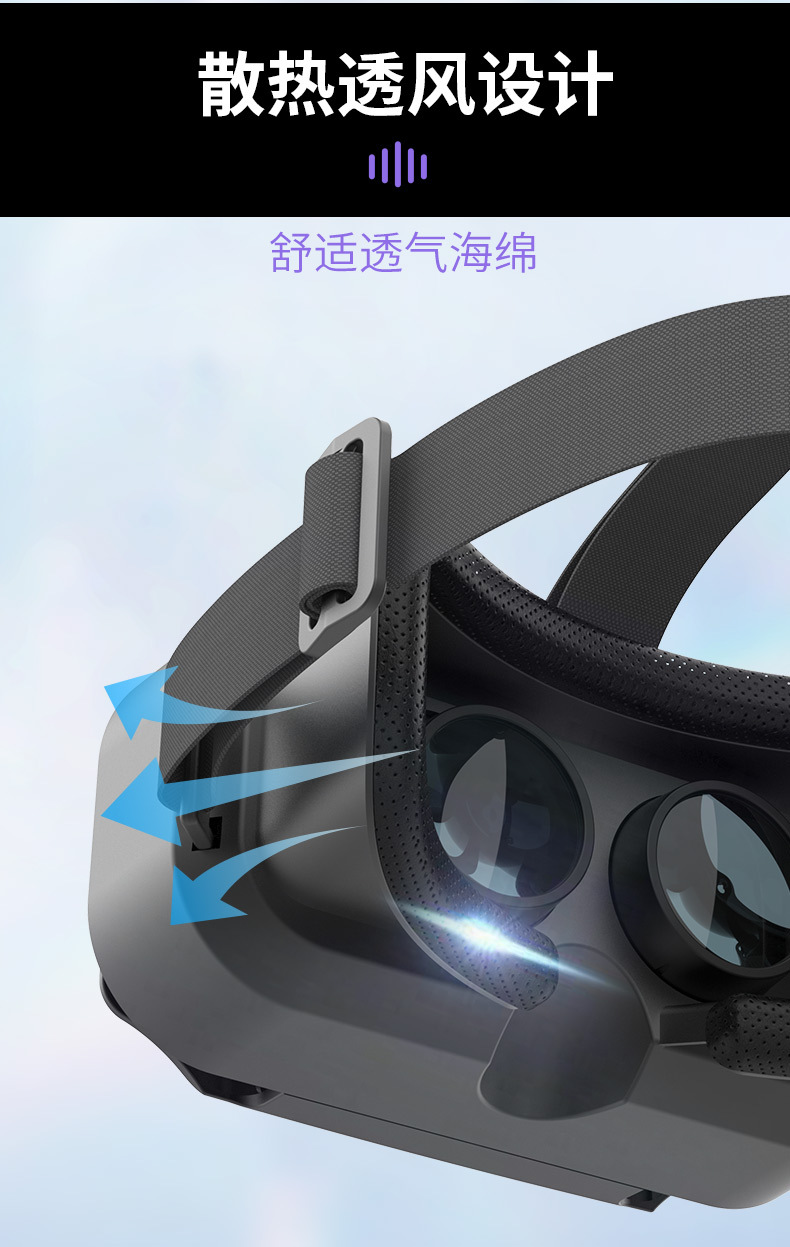 VRSHINECON千幻魔镜虚拟现实vr眼镜 手机电影游戏3d数码眼镜vr pic 13