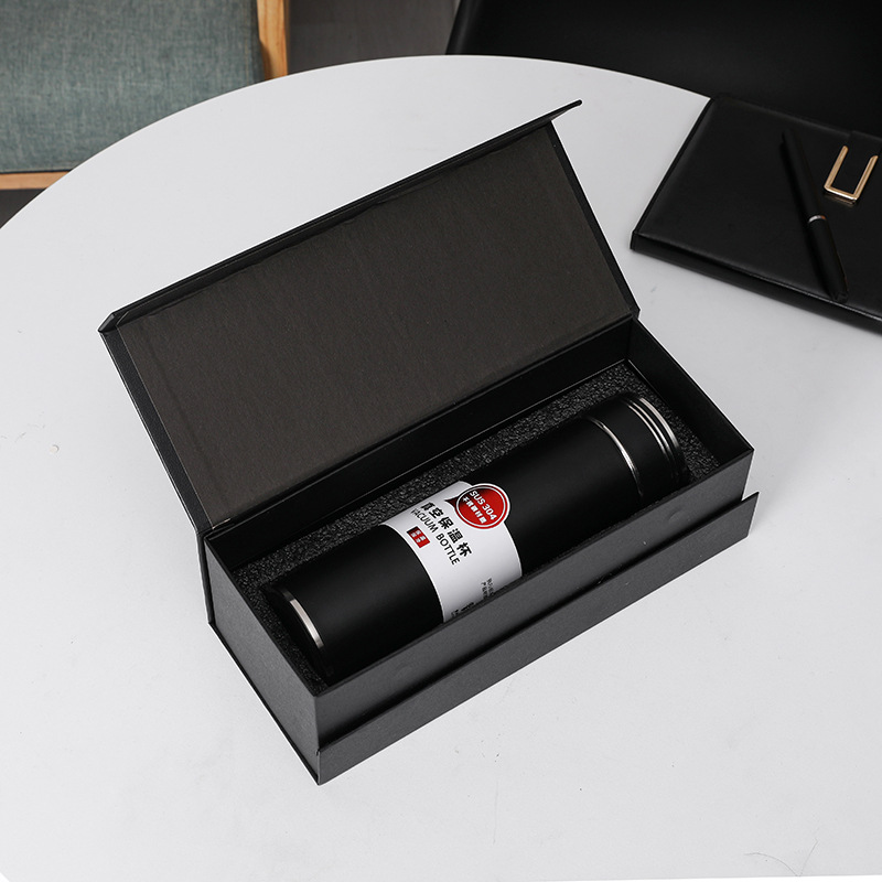 Regalo de negocios grabado 316 acero inoxidable thermal tazas caja de regalo con impresión personalizada logotipo hombres infused tea water tazas 500ml details Picture