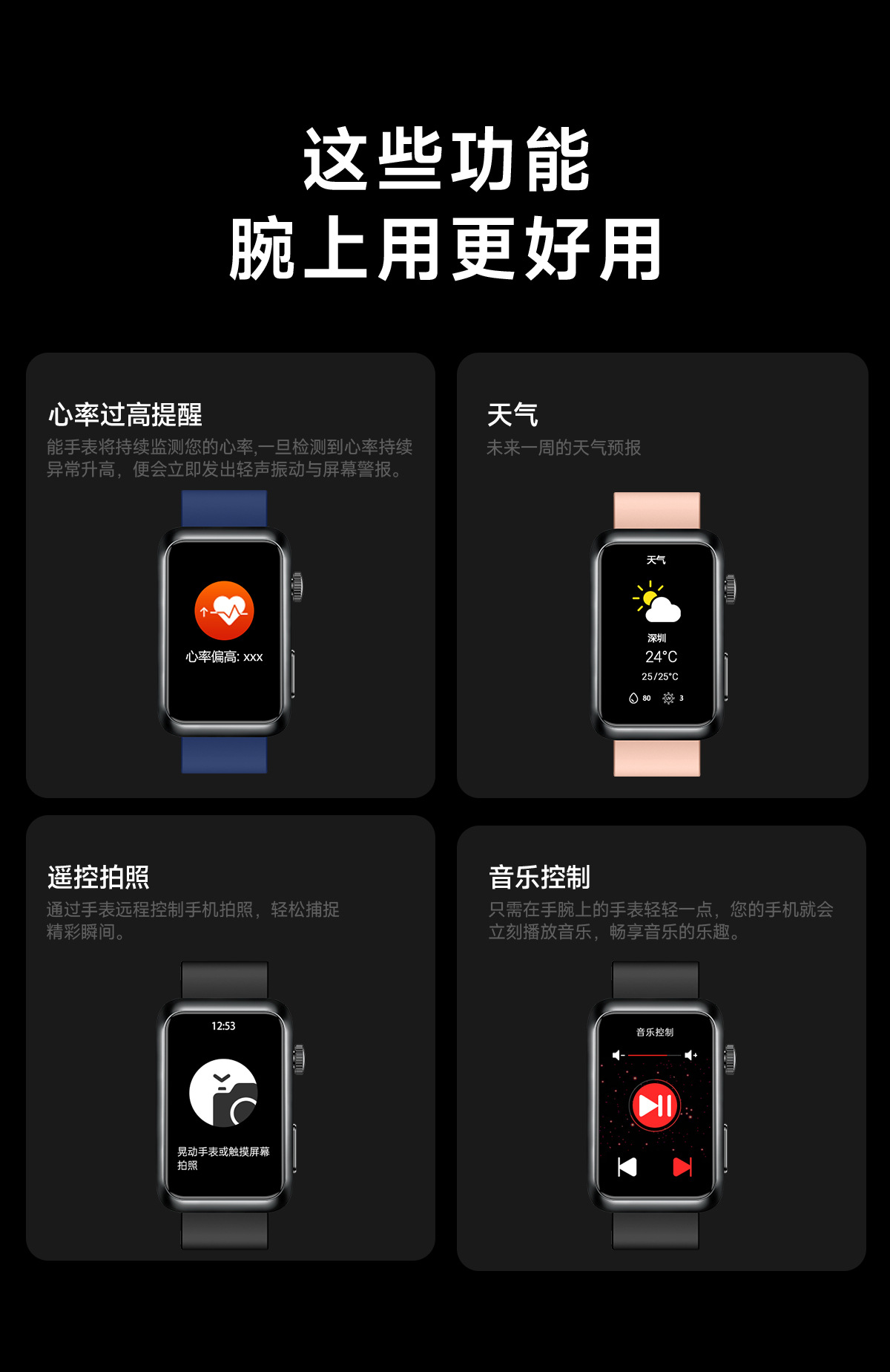 跨境TK77智能手表ECG血糖尿酸血脂检测皮电测试SOS运动健康手表详情28