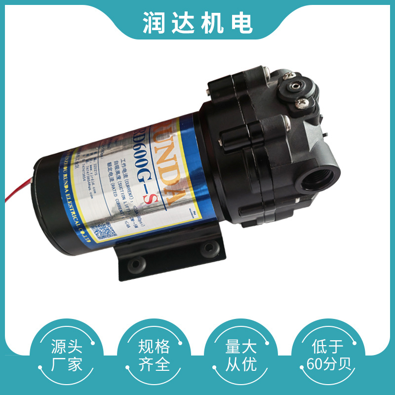 24V净水器自吸泵RD600G-S高压泵园林泵 厂家 现货 批发 温州细节图