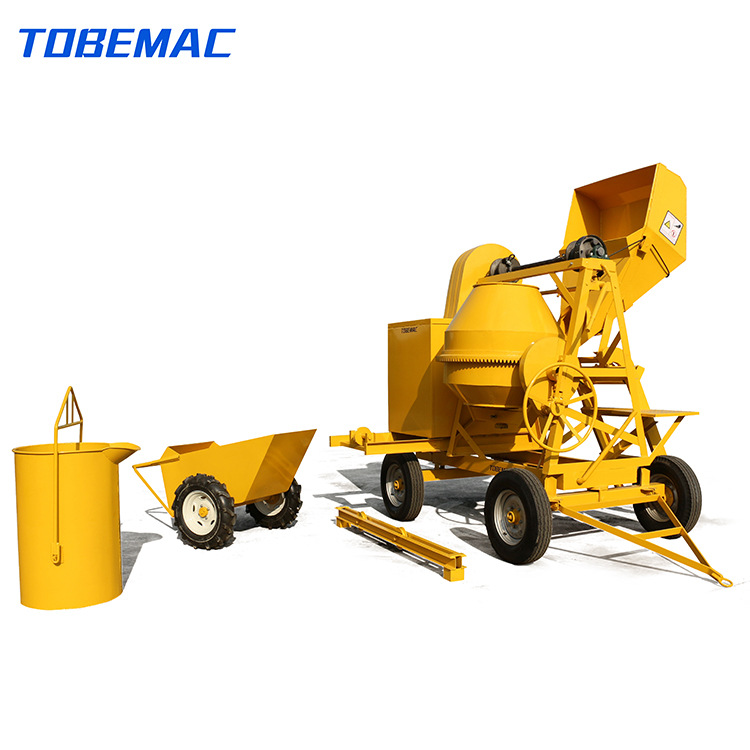 【厂家直销】A2-510出口到升降混凝土搅拌机 翻斗滚筒水泥搅拌机白底实物图