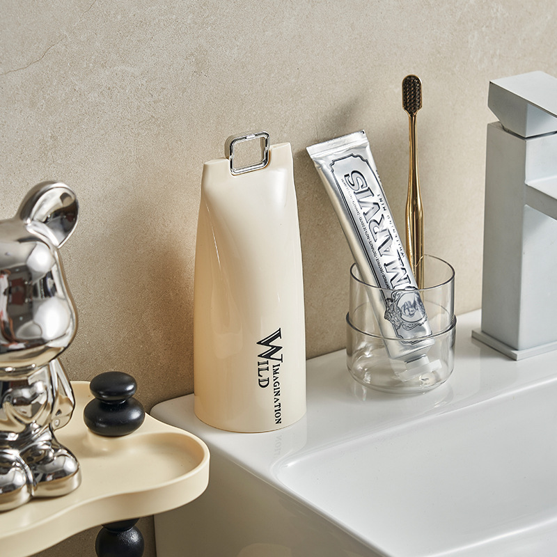 Travel Toiletry Kit Travel Toothbrush Tooth Cup Set Portable High Appearance Level Mouthwash Cup Toothpaste Storage Box Specification drawing