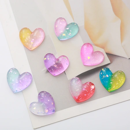 Wholesale of diy jewelry, resin heart-shaped headwear, earrings, pendant accessories, phone cases, patches, slippers and decorative items Wholesale of diy jewelry, resin heart-shaped headwear, earrings, pendant accessories, phone cases, patches, slippers and decorative items