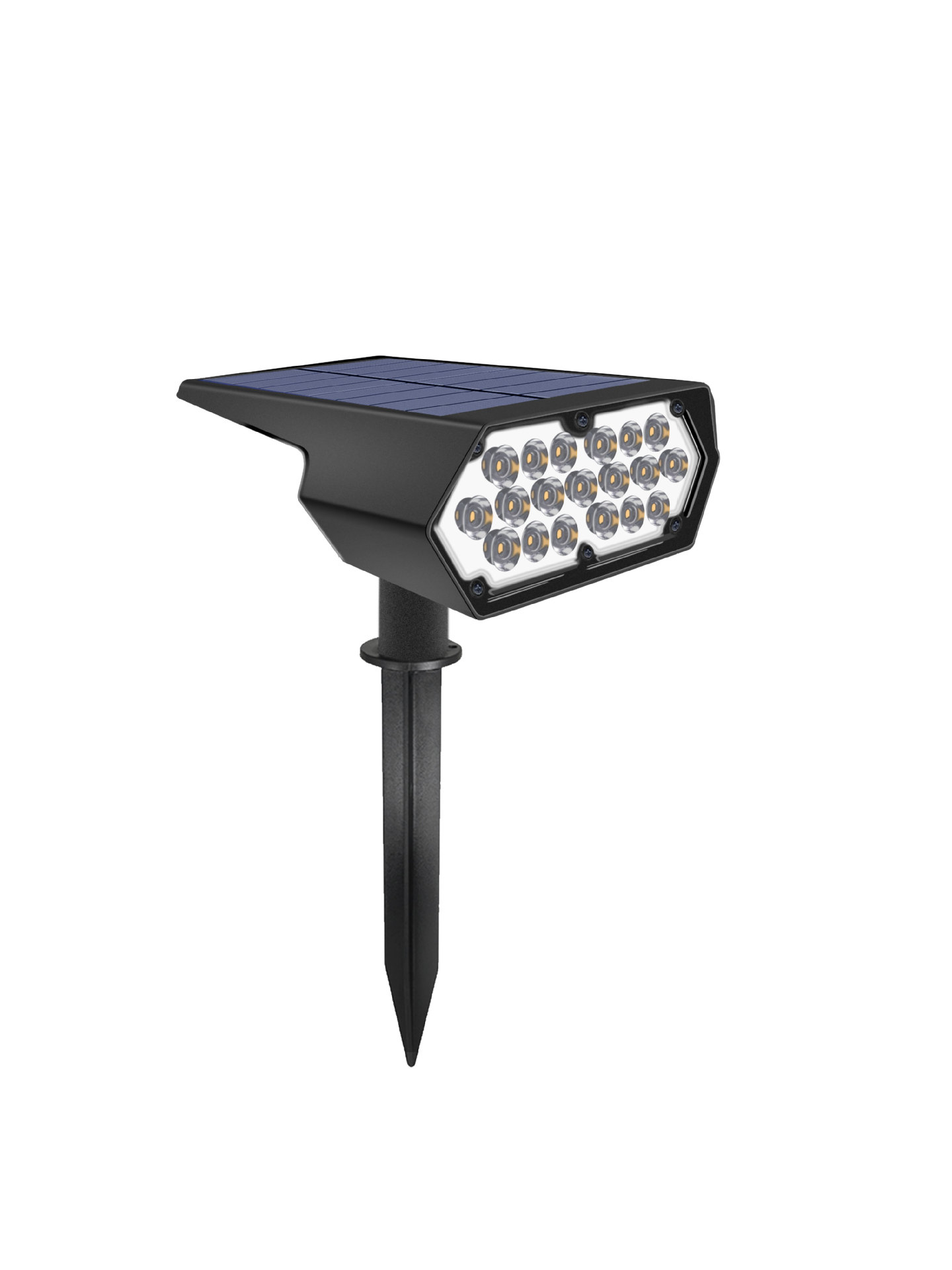New Solar Lawn Spotlights Outdoor Garden Landscape Lawn Street Lights Garden Villa Lighting Wall Lights Item Picture