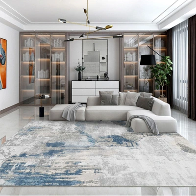 Turkey minimalist living room sofa tea table carpet floor mat modern simple Nordic light luxury household high-end bedroom carpet covered floor mat thumbnail