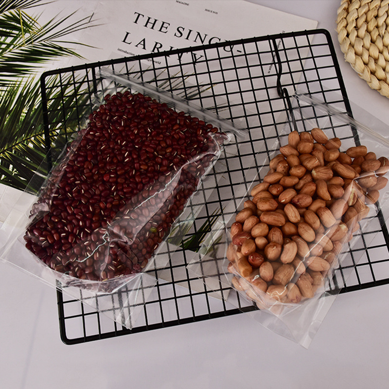 Wholesale of high-transparency self-standing and self-sealing bags for dried fruit and flower tea, as well as small food items and frosted sealed bags for tea Specification image