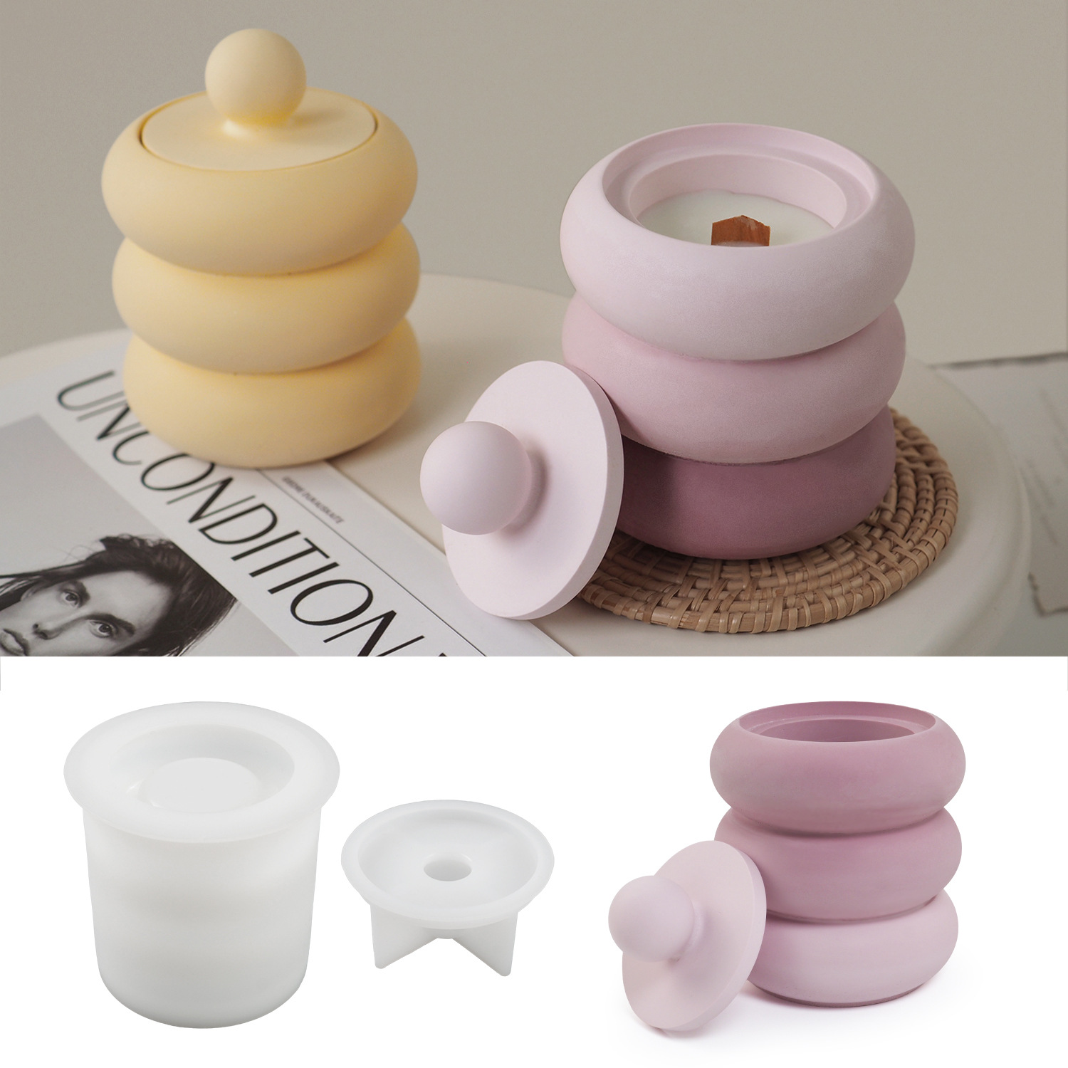 香薰蜡烛工具实物图