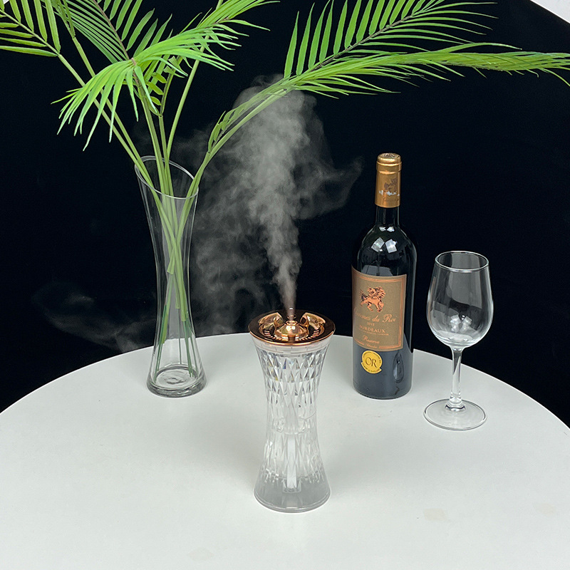 2022 Creative led Ambient Night Light Desktop Humidifier, Home Mini Atomizer, Air Humidifier with Large Capacity Specification image