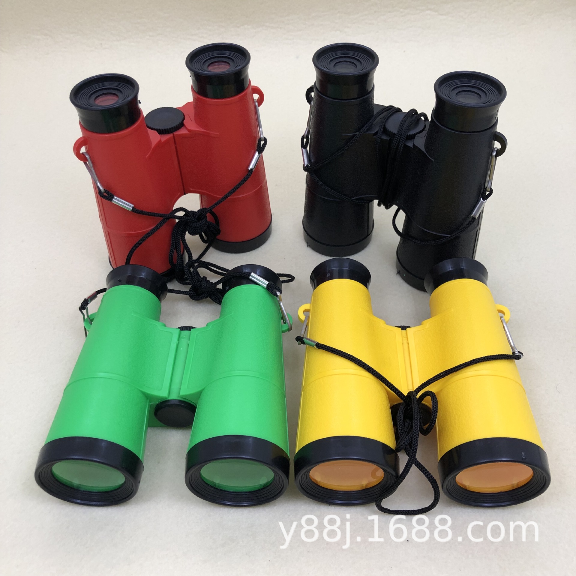 6X35 small color plastic children's toy high-definition gift telescope details Picture